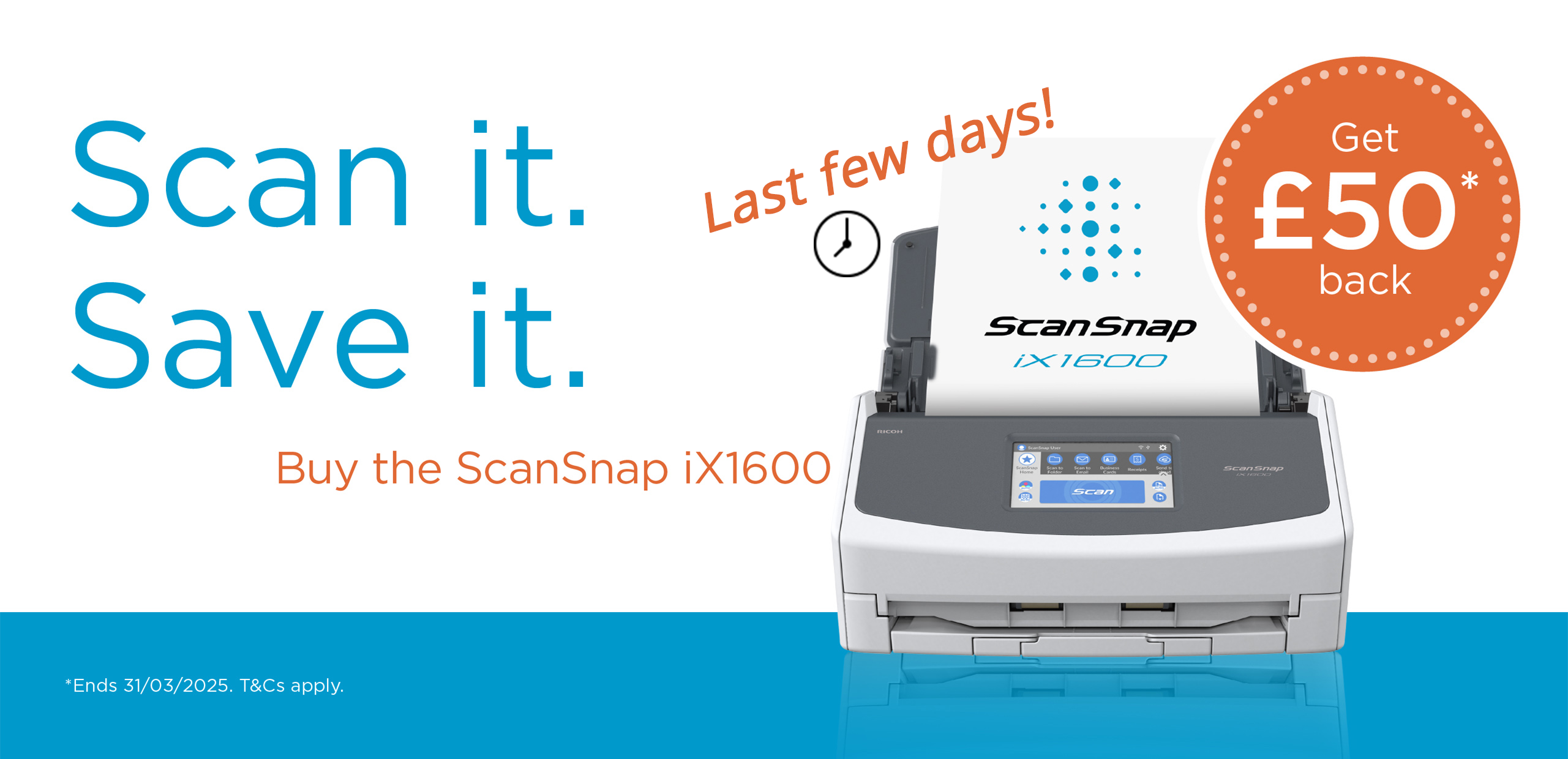 ScanSnap Scan it, Save it promotion